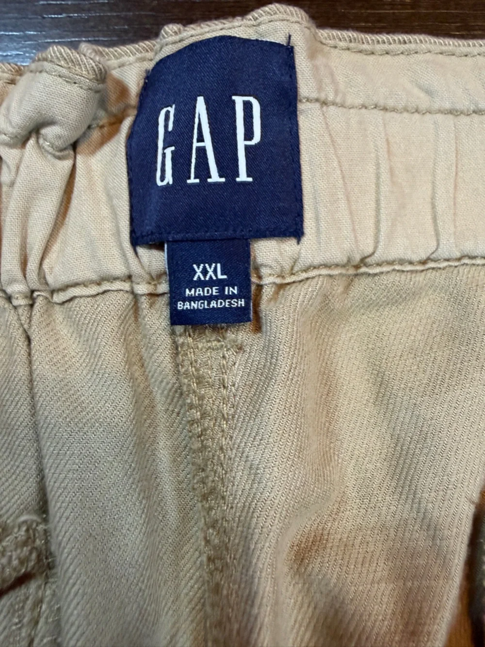 NWT Gap Cream Twill Wide Leg Pull On Pants Women's XXL Quiet Luxury